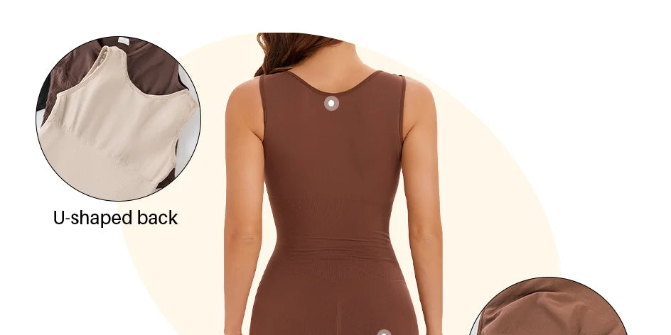 Molasus Bodysuit Women Slimming Shapewear Corset Reducing Body Shaper Modeling Underwear Tummy Control Panties Briefs Large Size