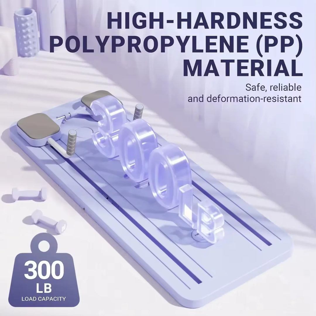 Multifunction Abdominal Board Exercise Push Up Board Fitness Plate Automatic Rebound Full Body Workout Pilate Home Fitness Shape