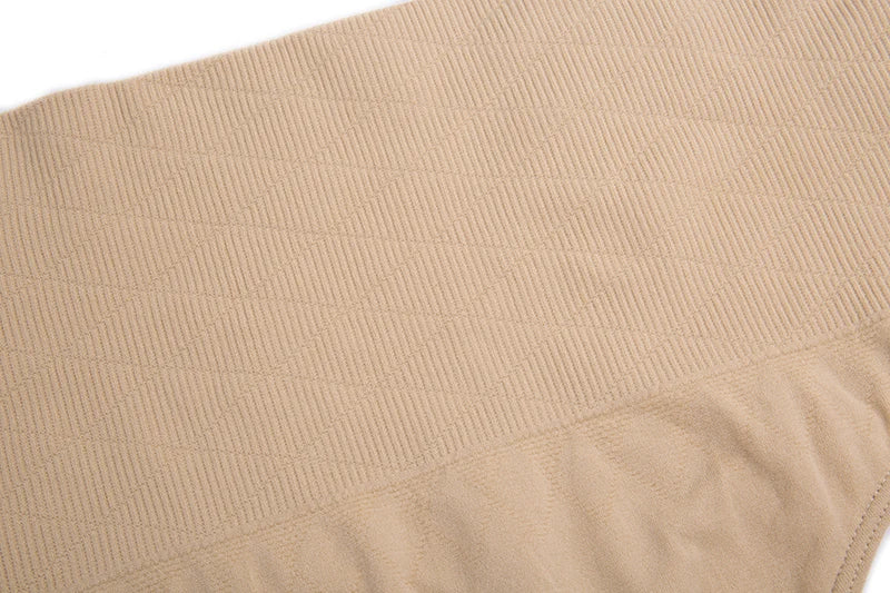 2PCS High Waist Thongs Panties Women Tummy Control Shapewear Slimming Underwear Belly Shaping Cincher Brief Body Shaper