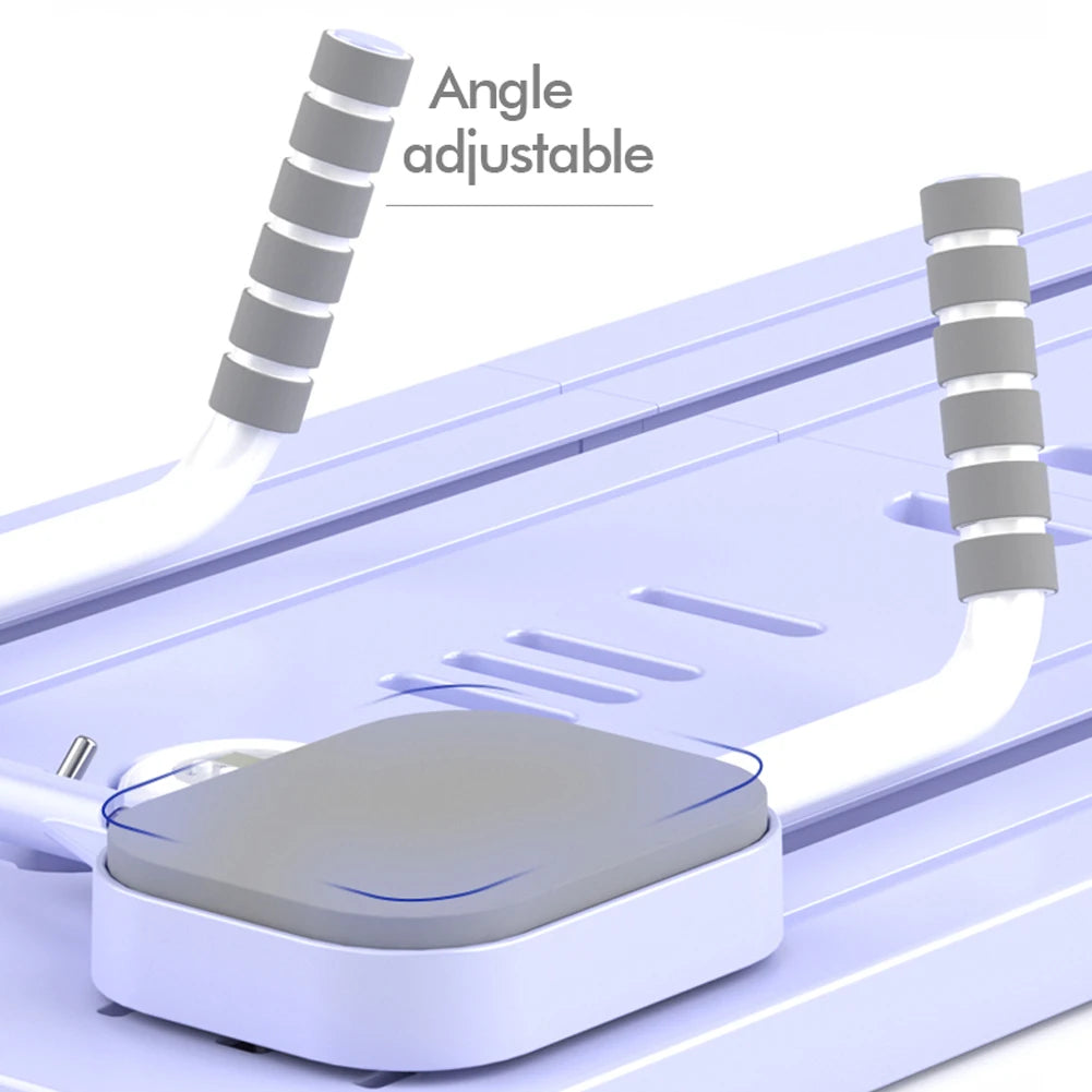 Abdominal Exercise Board with Timer Fitness Board Push-up Bar Leg & Arm Training Multifunctional Pilates Reformer Set Equipment