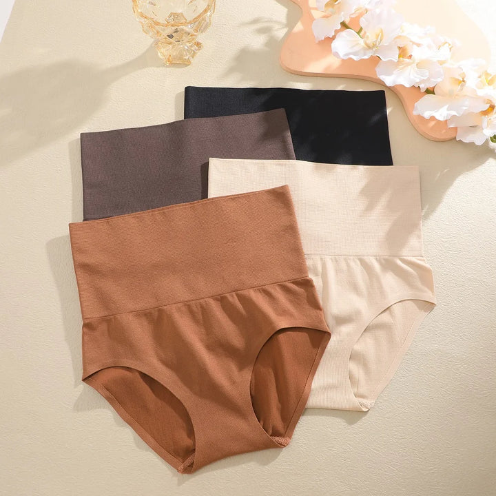 3PCS/Set Women High Waist Shapewear Seamless Slimming Panties Butt Lifter Control Briefs Women Elastic Body Shaper Bodysuit