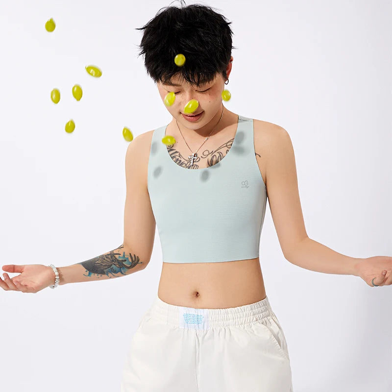 Pullover Chest Binder Flat Slim Breast Binder No Metal Trans Binder Sportswear FTM Lesbian Bra For Woman