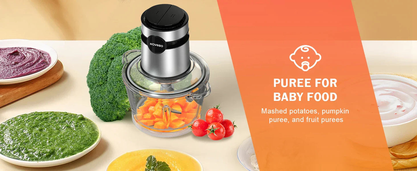 2 Speeds 500W Electric Food Processor 2L Meat Grinder Mincer kitchen Blender Food Processor Slicer Vegetable Food Chopper Meat