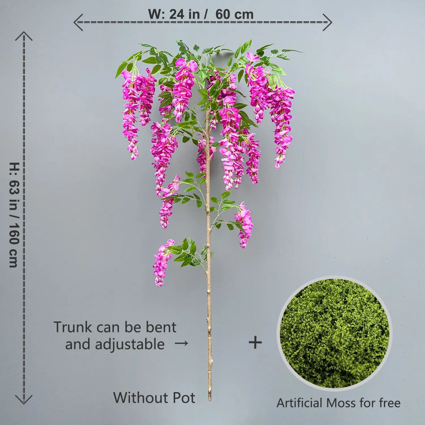 Artificial Wisteria Tree Décor