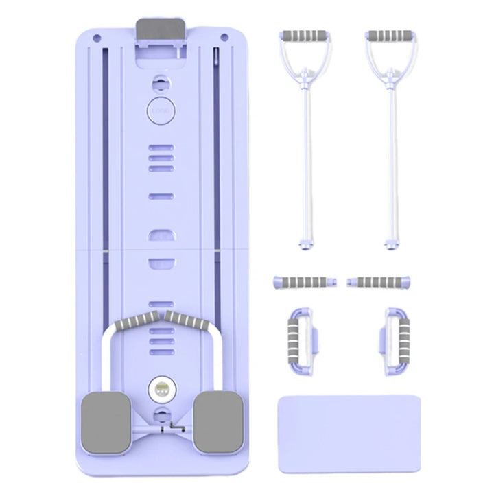 Abdominal Exercise Board with Timer Fitness Board Push-up Bar Leg & Arm Training Multifunctional Pilates Reformer Set Equipment