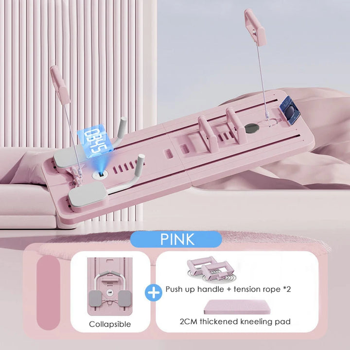 Multifunctional Fitness Plate Abdominal Board Push up Board automatic rebound abdominal muscle curling, Home Fitness Shape