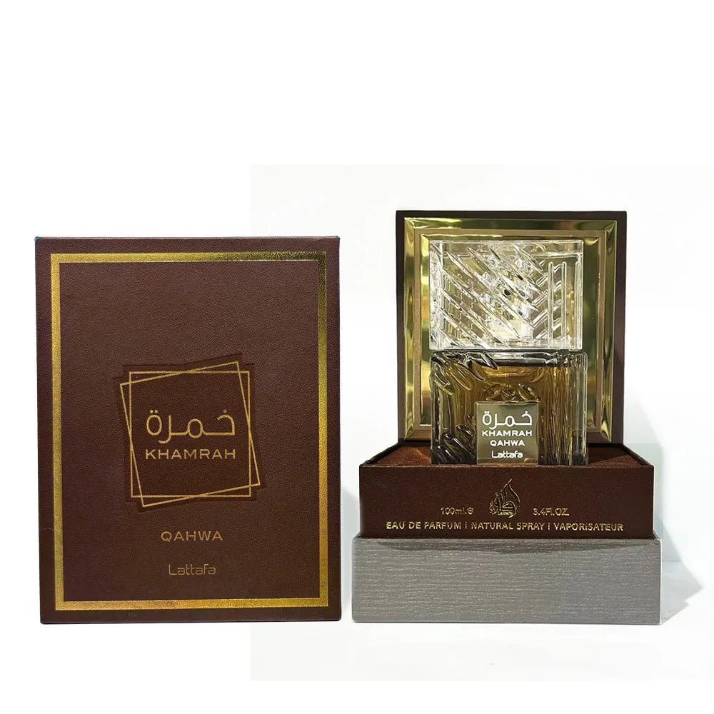 100ml Khamrah Qahwa Perfume โ Rich & Wood Scent