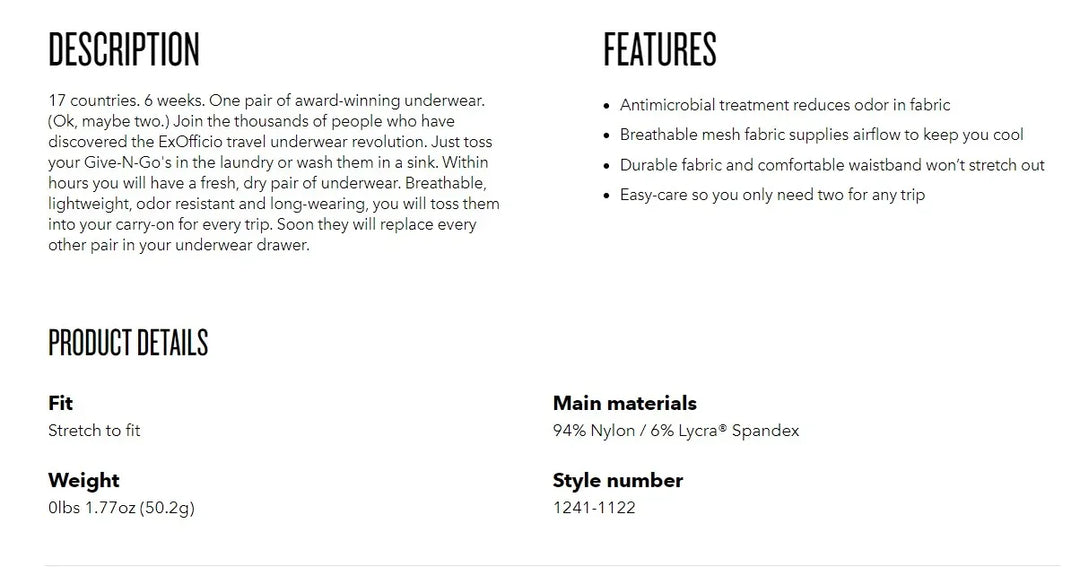 Exofficio Underwear Men Boxer Shorts Loose Casual Underwear Men Boxers Sleep Homewear Panties Boxershorts Underpants USA Size