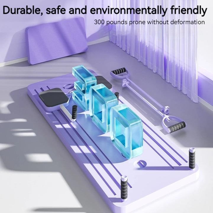 Multifunctional Fitness Board Exercise Machine Non Slip Abdominal Board Foldable Push Up Board for Full Body Workout