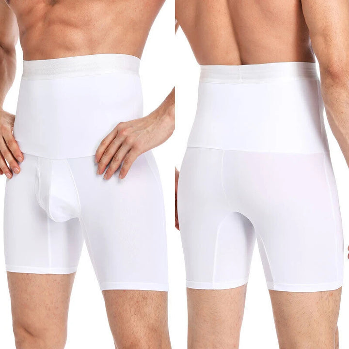 Men Body Shaper Tummy Control Shorts Shapewear Belly Girdle Boxer Briefs High Waisted Slimming Underwear Leg Compression Panties