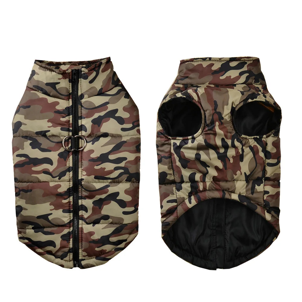 Camouflage Winter Dog Jacket