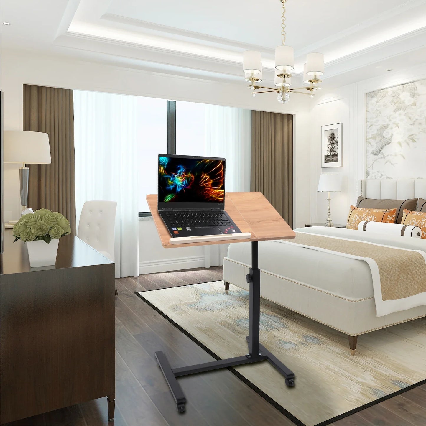 Adjustable Height Laptop Desk