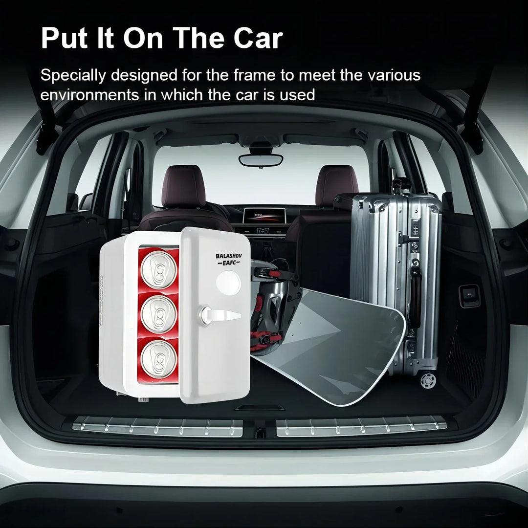 BALASHOV 4L Mini Refrigerator for Car and Home