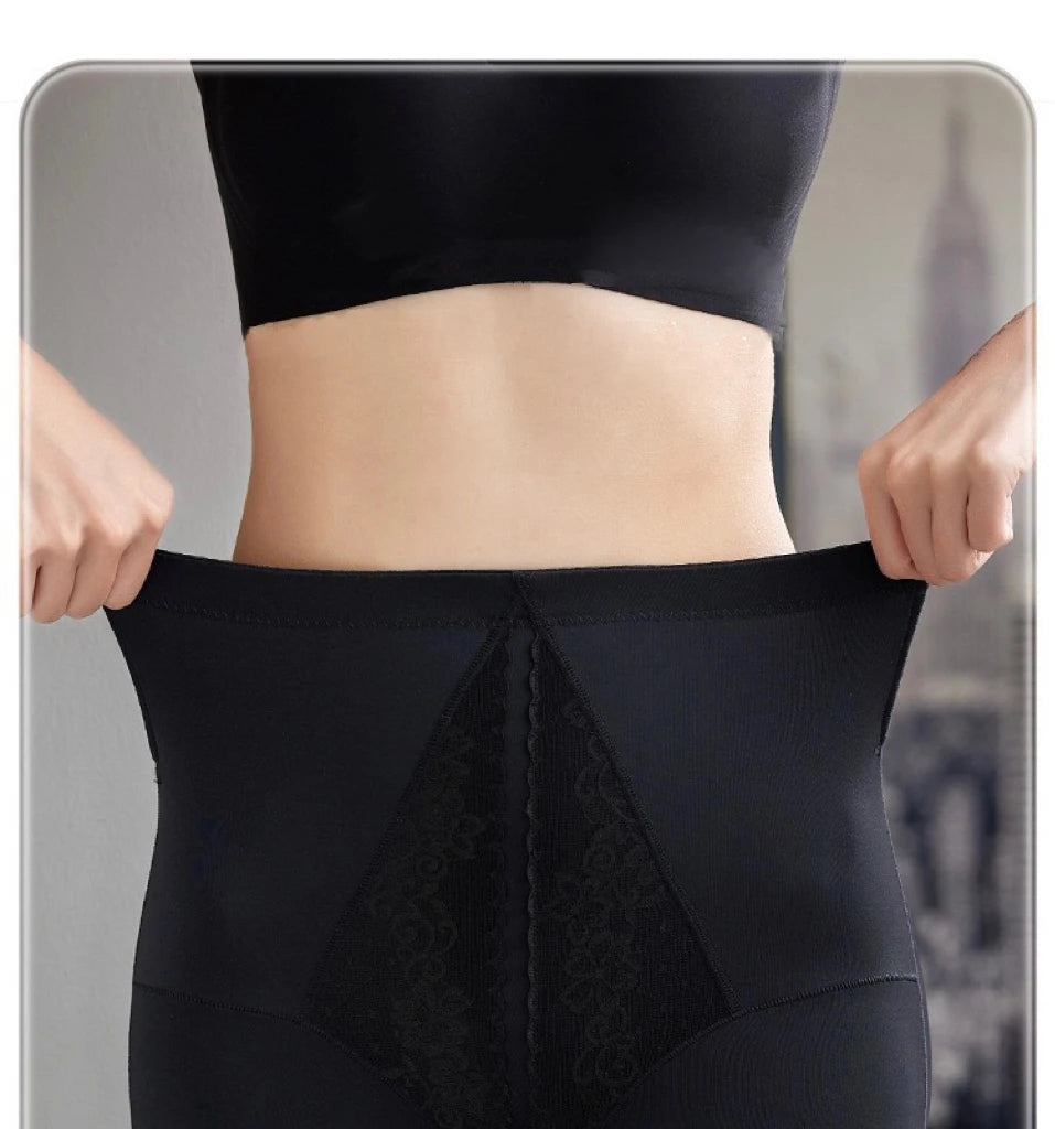 1pcs Women Belly Shaping Brief Mid Waist Lifting Hip Pants Slimming Panties Women Shaper Underwear Breathable Lace Safety Panty