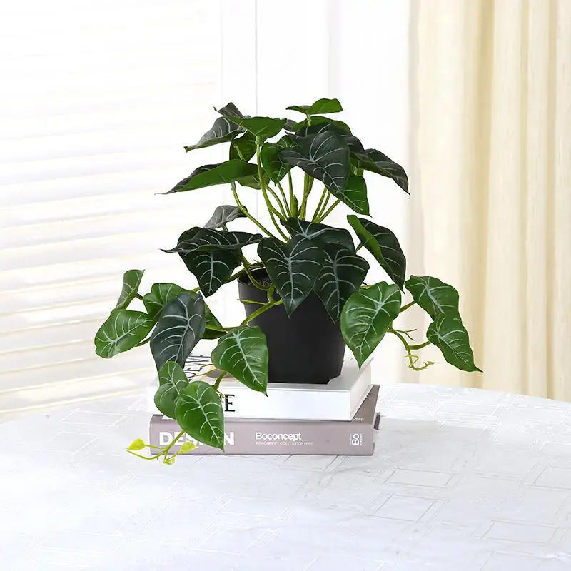 Artificial Turtle Palm Leaf for Décor