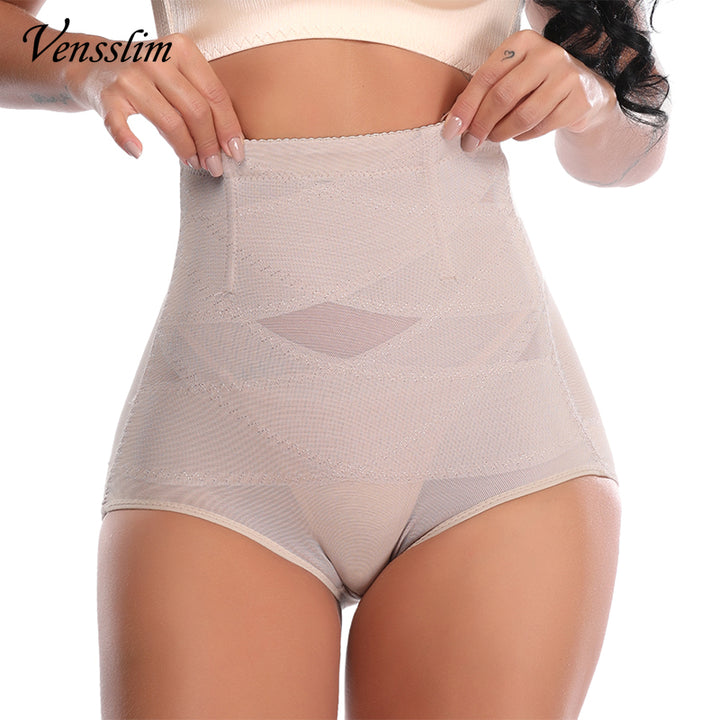 Women Butt Lifter Shapewear High Waist Double Tummy Control Panties Waist Trainer Body Shaper Slimming Seamless Underwear Briefs
