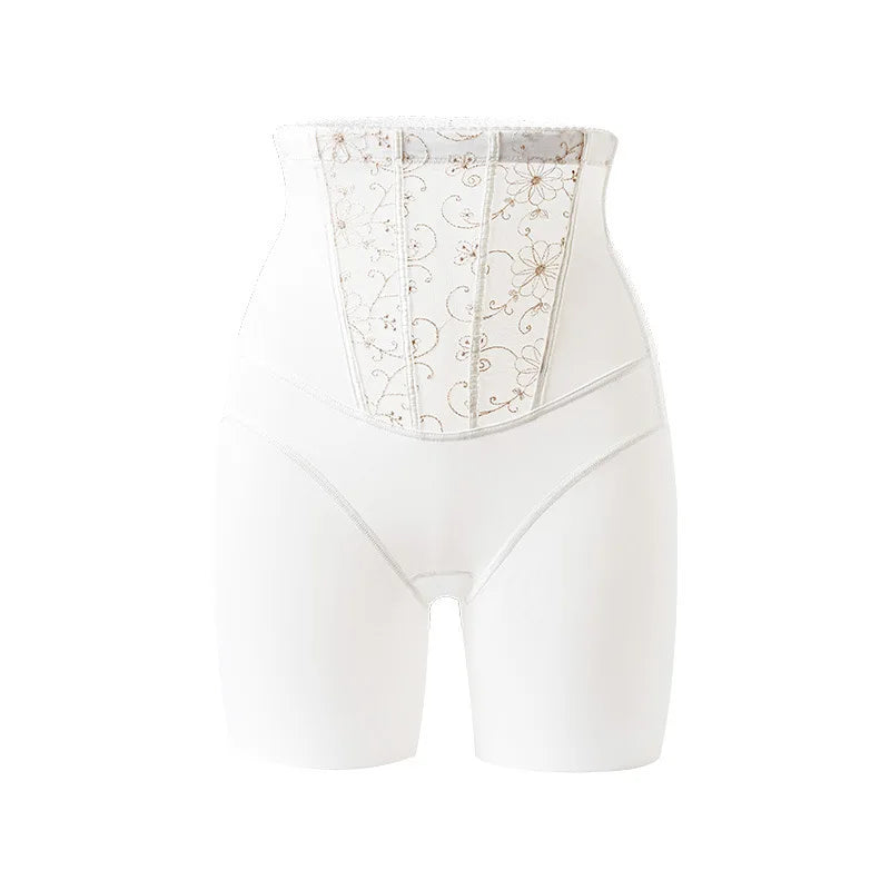 1pcs Seamless Belly Shaping Briefs Embroidery Lifting Hip Pants Slimming Panties Women Potent Shaper Underwear Safety Panty