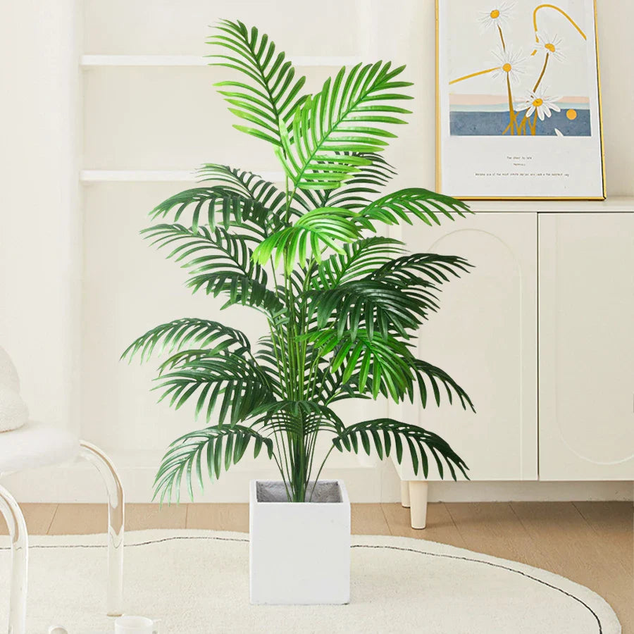 Large Artificial Palm Tree โ Tropical Home Decor