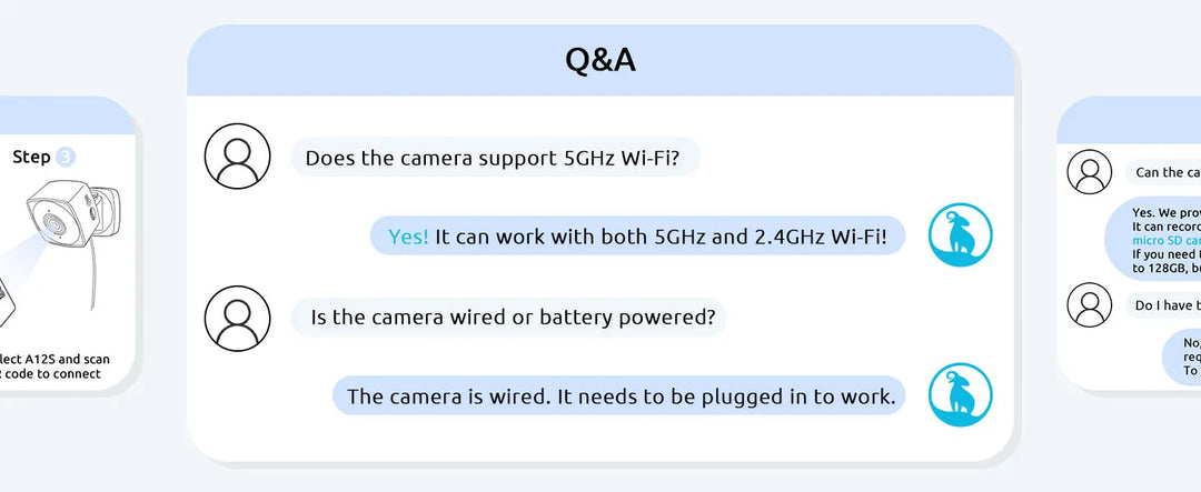 Blurams 5/2.4 GHz Baby Camera Indoor,2K Pet Dog Security Camera with Phone App w/AI Motion Detection,2-Way Talk, Night Vision