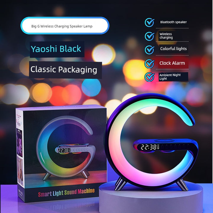 Bluetooth Audio Small Night Lamp Wireless Charger Bedroom Bedside Sleeping Atmosphere Fancy Birthday Gift for Girls Christmas