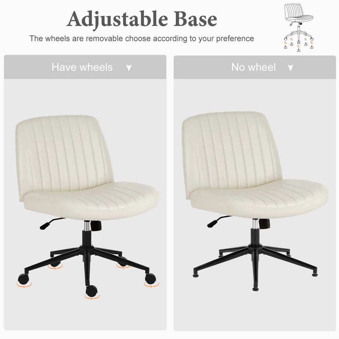 JHK Armless Swivel Office Chair