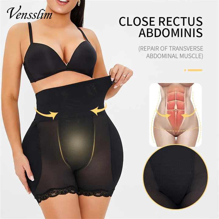 Women Butt Hip Enhancer Briefs Seamless Underwear Boyshorts Body Shaper Shapewear Big Padded Control Panties