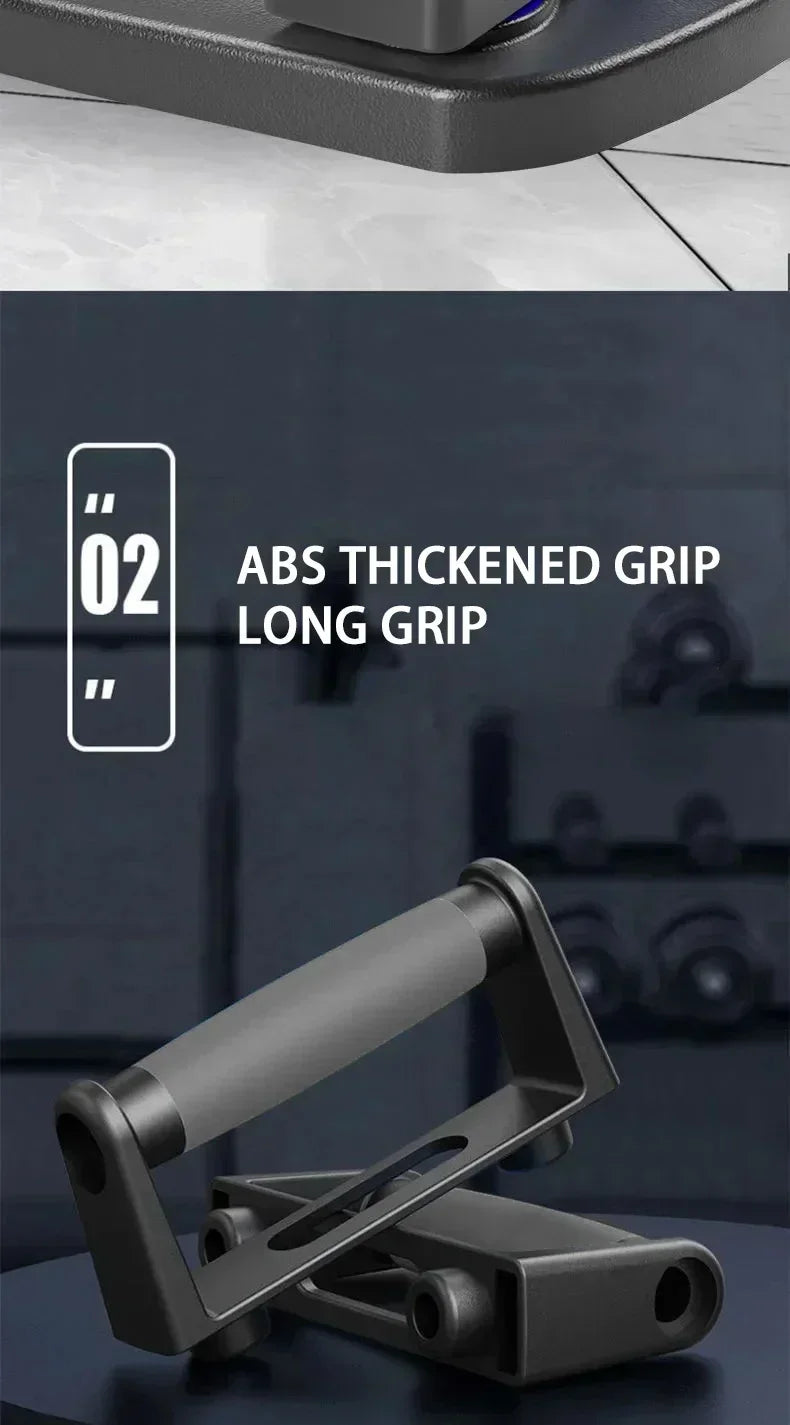 Gift Portable Multifunctional Push-up Board Set with Handles Foldable Fitness Equipment for Chest Abdomen Arms and Back Training