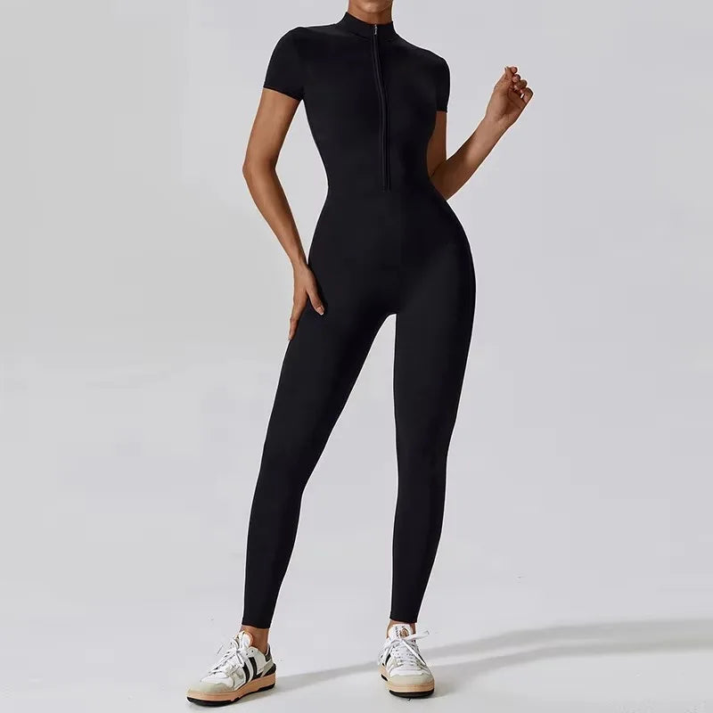 New Yoga Clothes Suit Workout Sports Set Women Bodysuits Gym Set Women Training Siamese Fitness Jumpsuit Female Sportswear