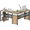 Industrial Office Desk with Storage