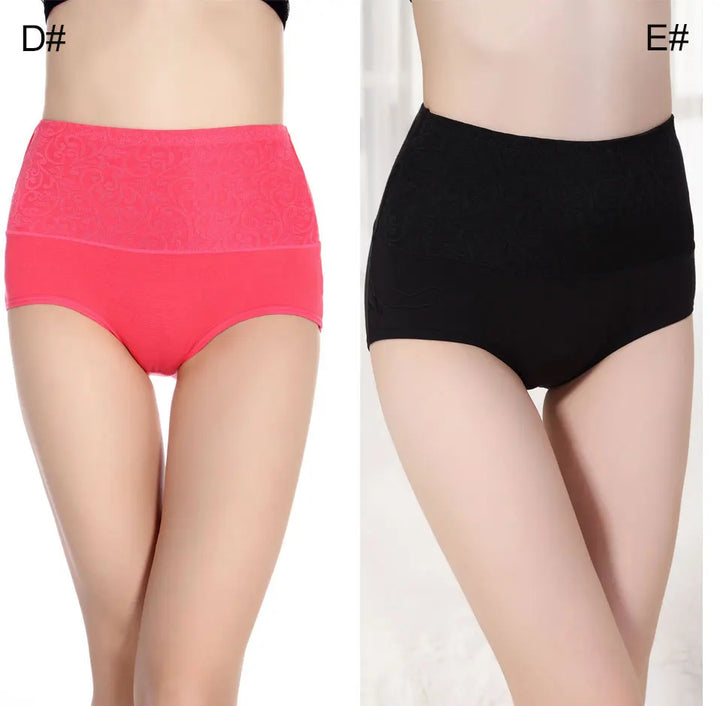 Cotton Underwear Women High Waist Lingerie For Ladies Briefs Tummy Control Panties C-Section Recovery XXXXL Plus Size Underpants
