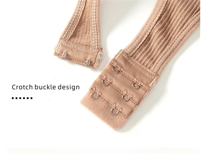 Flarixa Seamless Tummy Control Shapewear Women Thong Fajas Body Shaper High Collar Sleeveless Bodysuits Slimming Lingerie