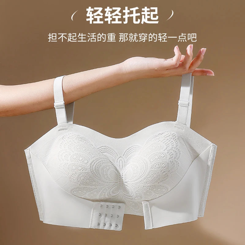 Front Closure Posture Corrector Bras M-6XL Women Sports Underwear Sleep Bras Butterfly Beaty Back Bralette Humpback Correct Tops