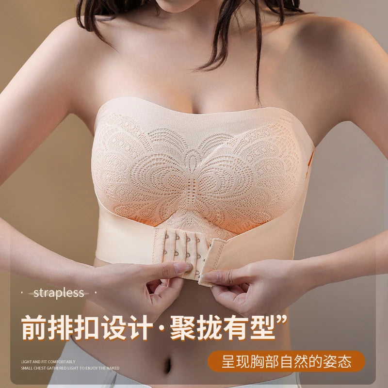 Front Closure Posture Corrector Bras M-6XL Women Sports Underwear Sleep Bras Butterfly Beaty Back Bralette Humpback Correct Tops