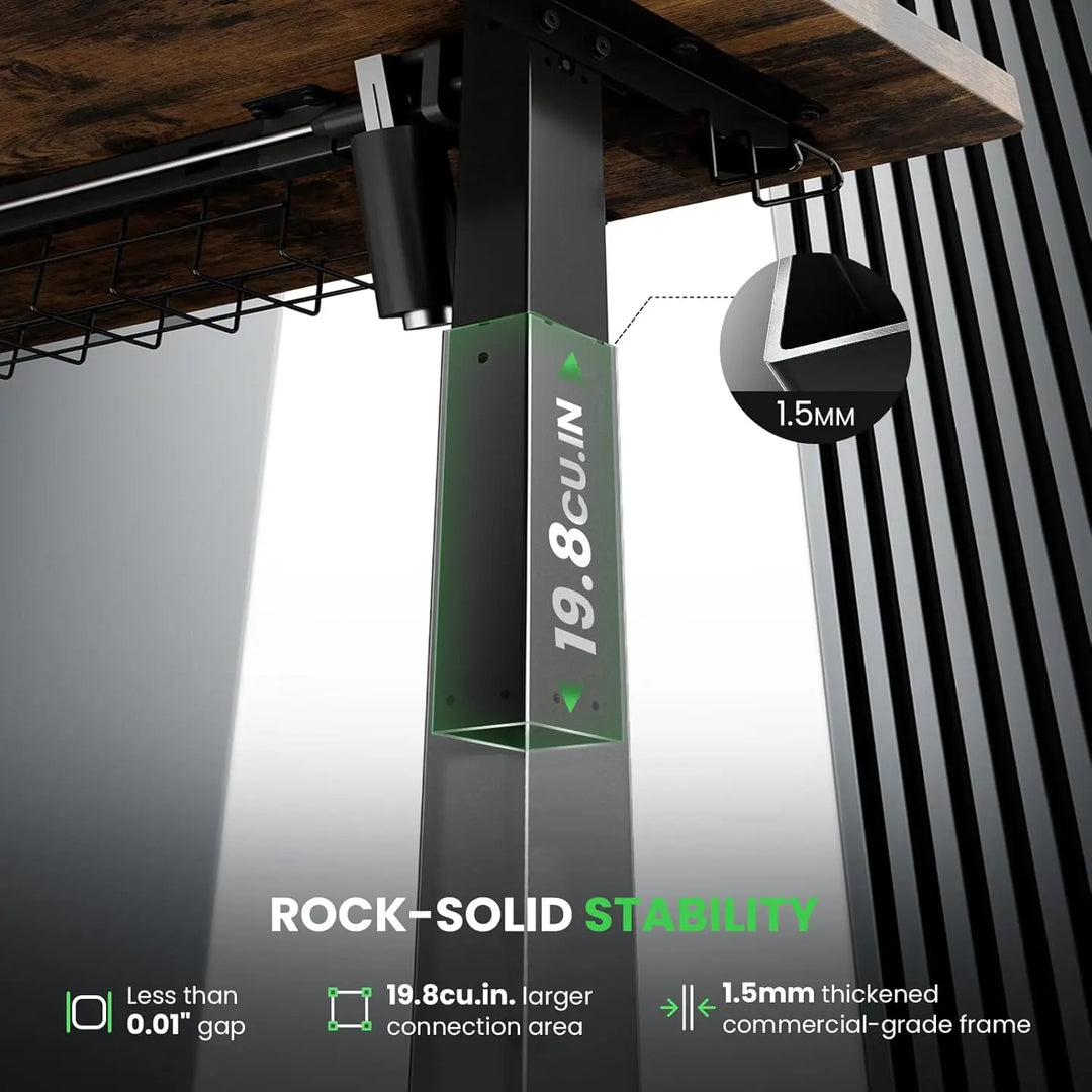 48 x 24 Inch Adjustable Office Desk