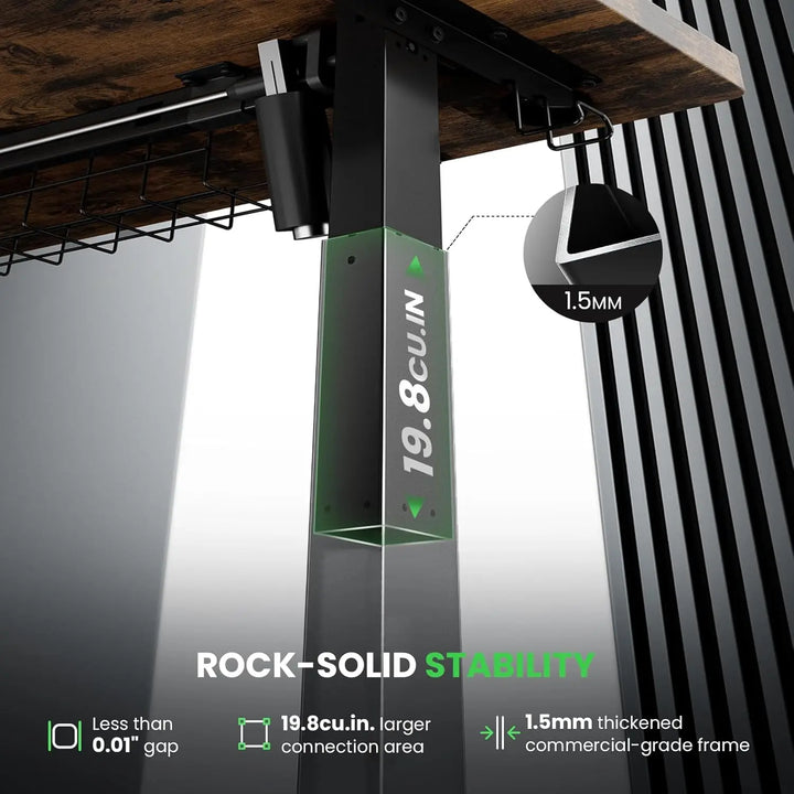 48 x 24 Inch Adjustable Office Desk