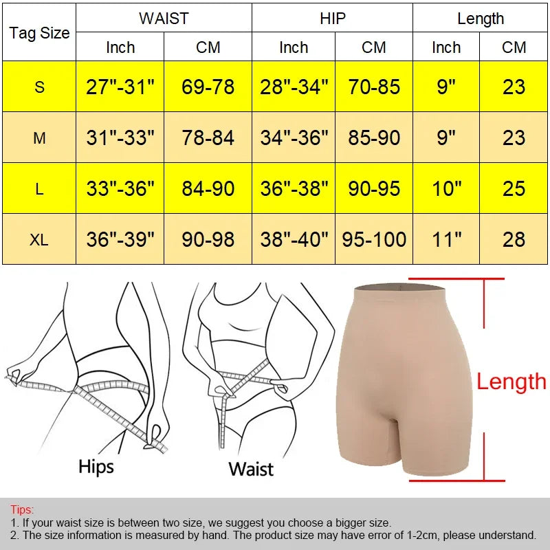 Womens Sexy High Waisted Body Shaper Shorts Smooth Shaping Control Panties Waist Trainer Underwear Slimming Shapewear