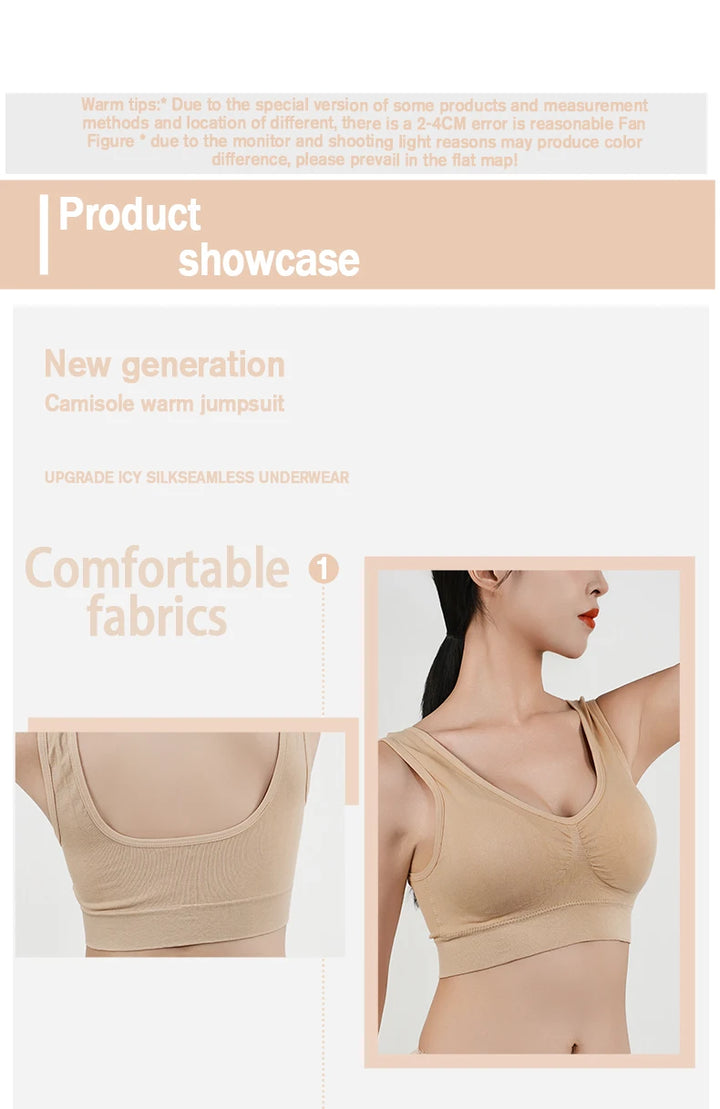 Women Breathable Sports Bra Absorb Sweat Shockproof Padded Gym Running Fitness Double Layer Seamless Yoga Sports Bras Underwear