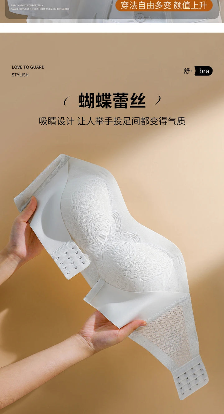 Front Closure Posture Corrector Bras M-6XL Women Sports Underwear Sleep Bras Butterfly Beaty Back Bralette Humpback Correct Tops