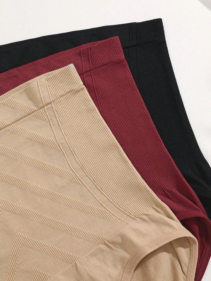 3PCS Women Seamless Shapewear Panties High Waist Slimming Briefs Female Butt Lifter Underwear Ladies Tummy Control Sexy Lingerie