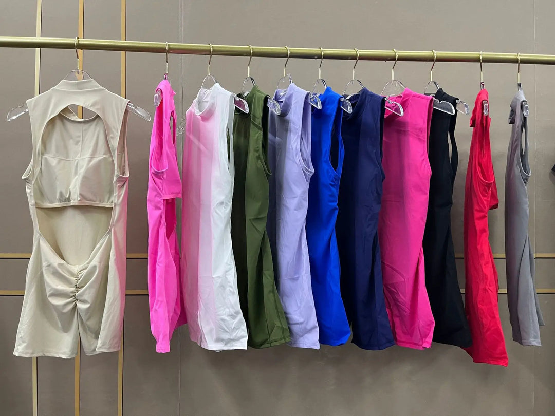 Women Sexy V Back Scrunch Sports Jumpsuit Women Gym Bodysuits Backless Workout One-Piece Suit Sportswear Fitness Short Rompers