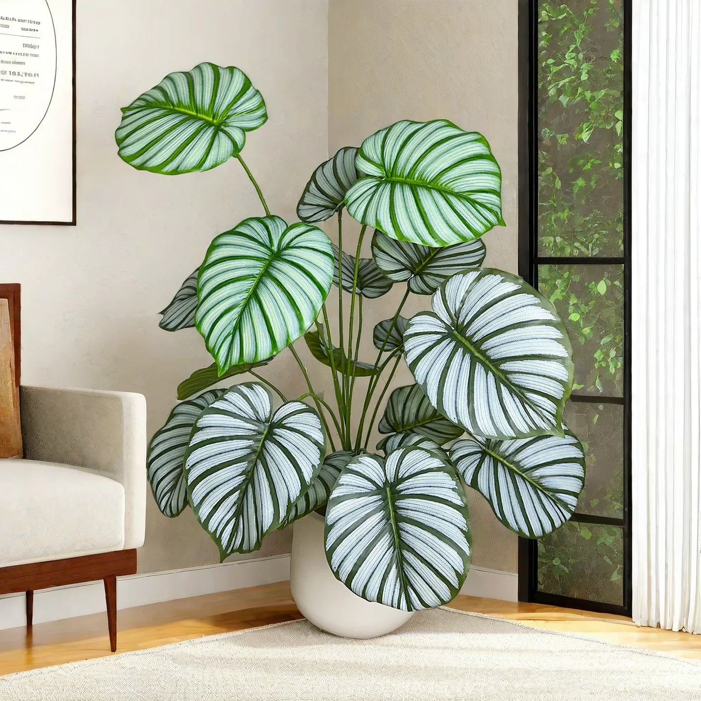 Artificial Monstera Palm Tree