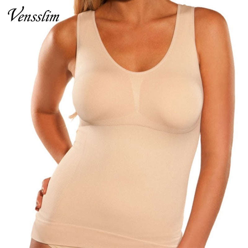 Slim Up Lift Plus Size Bra Tank Top Women Body Shaper Removable Body Shapers Underwear Slimming Corset Shapewear Sexy Shapers