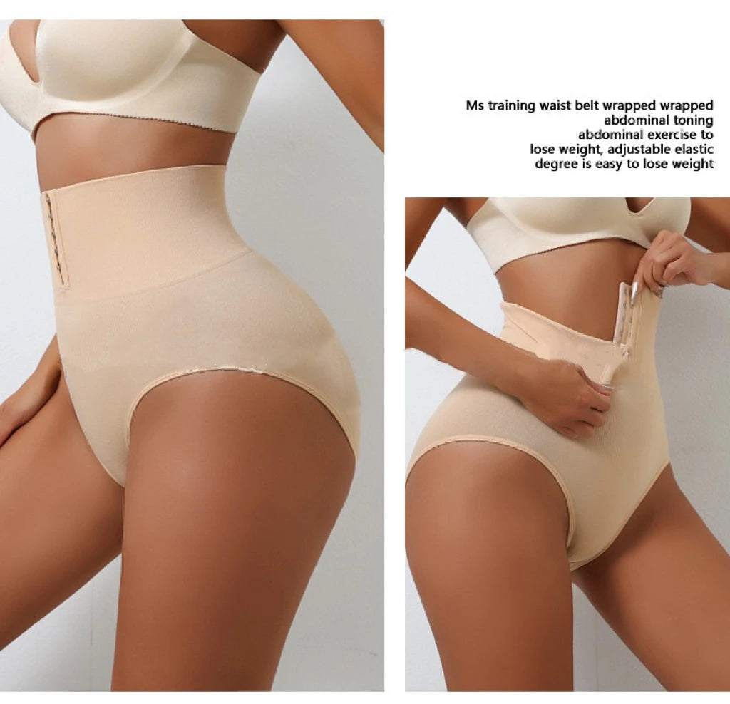 1pcs Women High Waist Shaping Briefs Buckle adjustment Body Shaper Slimming Underwear Butt Lifter Control Pantie Shapewear Pant