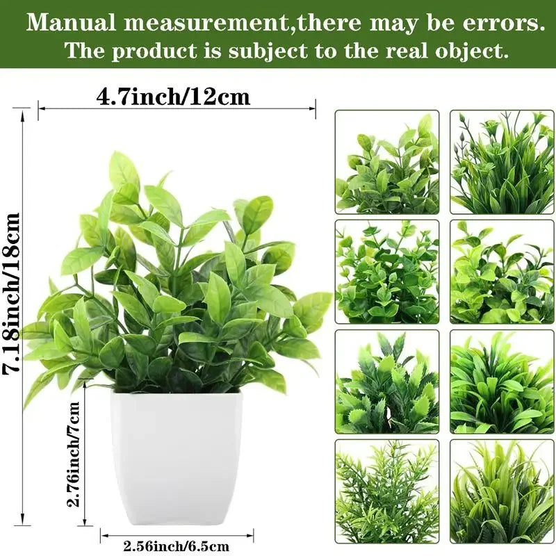 Mini Artificial Eucalyptus Potted Plant