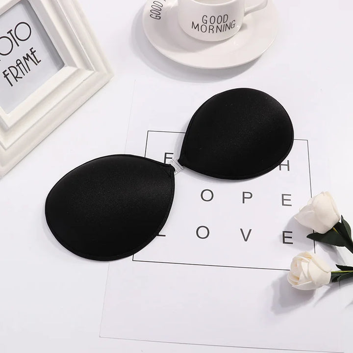 Sexy Sujetador Women's Bra Invisible Push Up Bra Self-Adhesive Silicone Seamless Front Closure Sticky Backless Strapless Bras