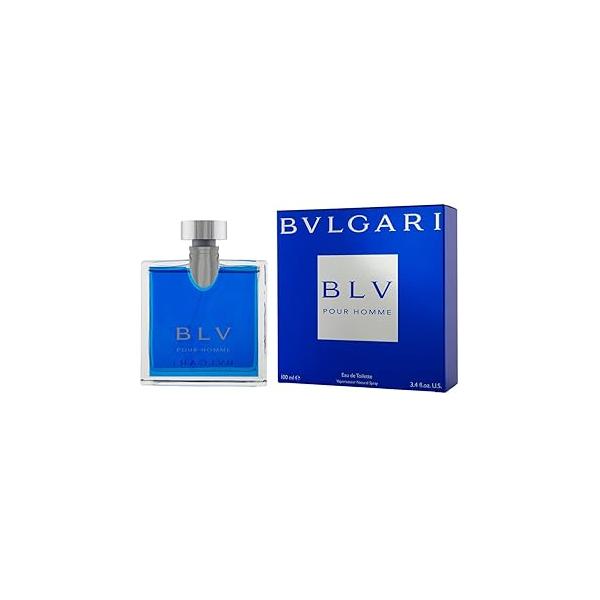 Bvlgari Men's BLV Pour Homme EDT Spray,Blue,3.4 oz
