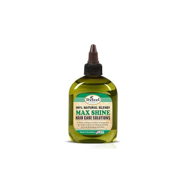 Difeel 99% Natural Therapeutic Hair Care Solutions - Max Shine 7.1 ounce