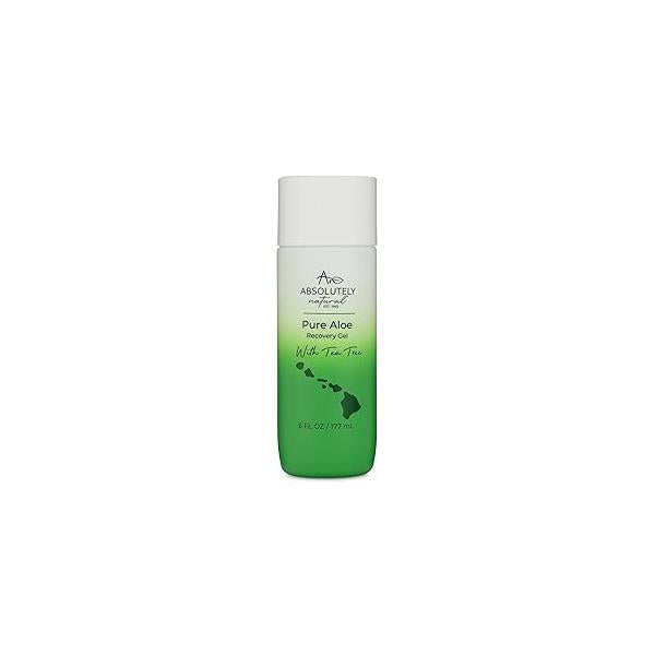 100% Pure Aloe Vera Cooling Gel - Lotion for Sunburn Relief & Rashes Premium Sun Care with Vitamin E, Eucalyptus 6 oz