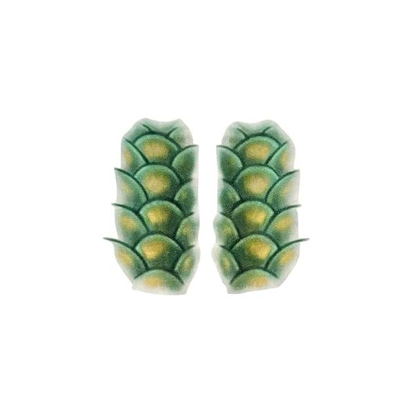 3 sheets Realistic Snake Scales Temporary Tattoos Halloween Cosplay Costume Body Art Tattoo for Men and Women, Medium, Green