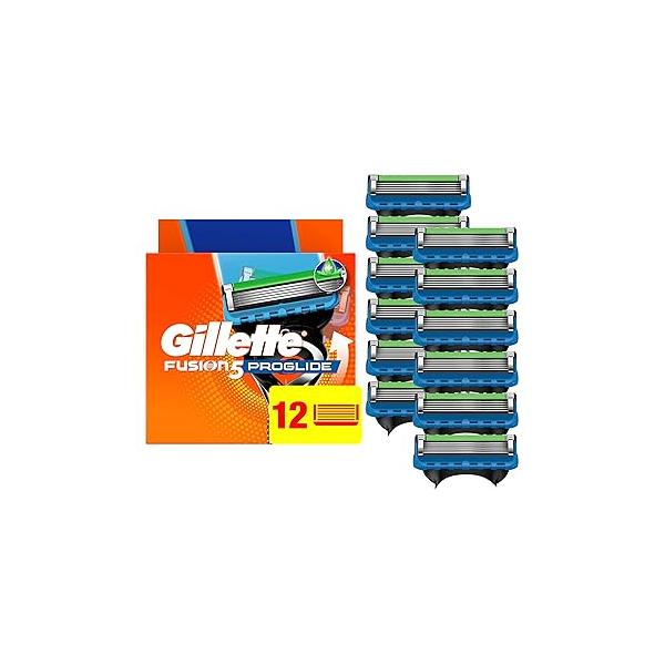 Gillette ProGlide Razor Refills for Men, 12 Blade
